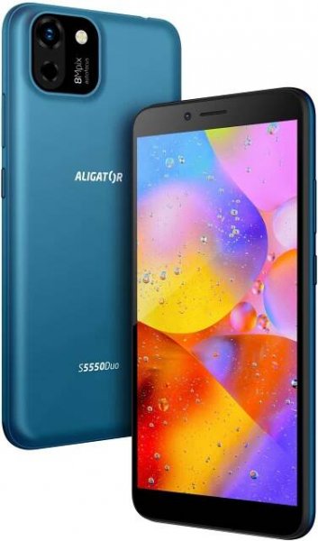 Mobilní telefon Aligator S5550 Duo modrý
