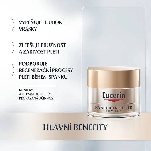 Eucerin Hyaluron-Filler + Elasticity noční krém 50 ml
