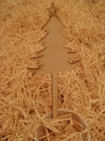 Truhlářství Zimný | Vánoční dekorace | Dřevěná vánoční dekorace – zapichovátko stromeček.