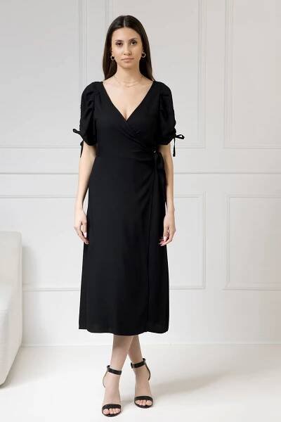 WUALAA Women - Dámské šaty midi KELLY Classic Black