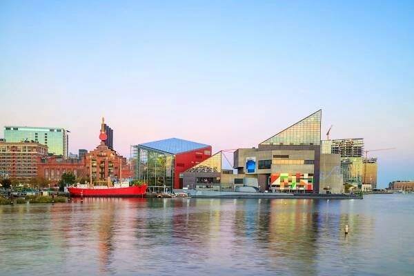 The Inner Harbor of Baltimore