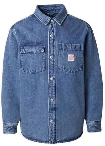 LEVI'S ® Přechodná bunda 'TELEGRAPH' – modrá: přední strana