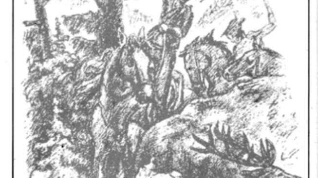 Ilustrace z knihy Volkssagen aus dem Gesenke  (Pověsti z Jeseníků) Josefa Ullricha  (reprint 1993) | foto: autor neznámý