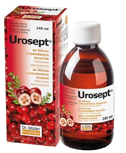 Urosept sirup 245ml Dr.Müller - skladem