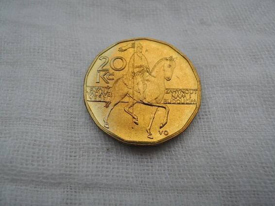 20 KČ 2008 RR UNC STAV VZÁCNÁ A HLEDANÁ POUZE 19500 ks - Numismatika