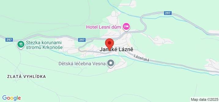 Mapa Kúpeľný Hotel Terra Superior*** Janské Lázně