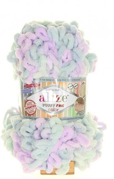 Alize Puffy Fine Color barva 6466