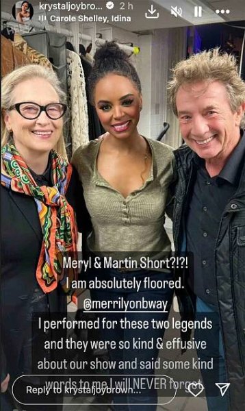 Meryl Streep and Martin Short Spotted at Merrily We Roll Along on Broadway