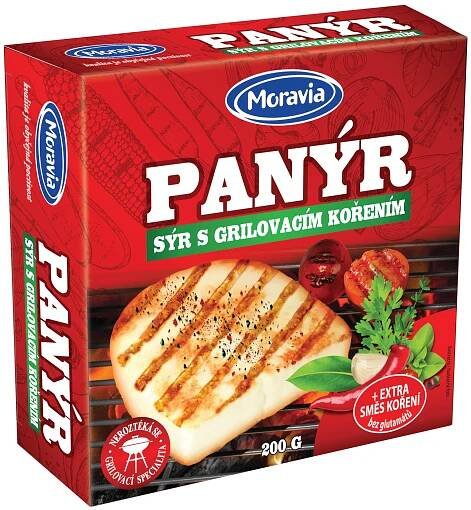 Sýr Panýr s grilovacím kořením na gril či pánev