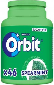 Wrigley's Orbit Žvýkačka bez cukru s mátovou příchutí dóza