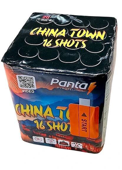 Kompaktní ohňostroj CHINA TOWN 16 ran 20mm | PyroSR.cz