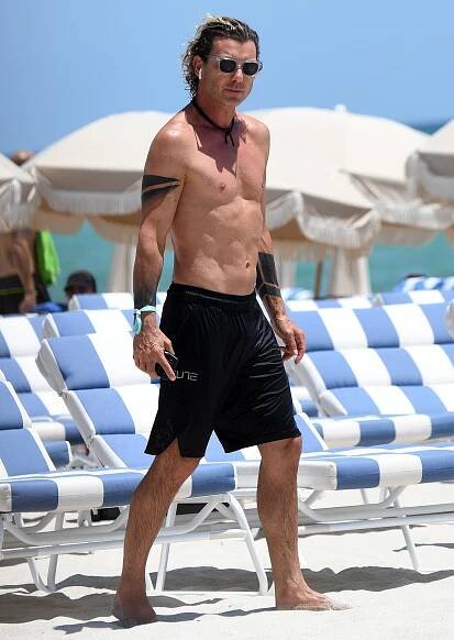 Hottest Celebrity Men at the Beach in Swim Trunks, Shirtless