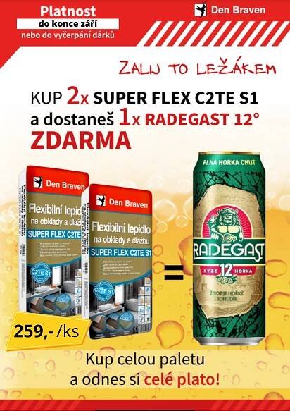 Akce flexibilní lepidla s Den Braven