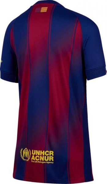 Dětský domácí dres s krátkým rukávem Nike FC Barcelona Stadium 2025/26