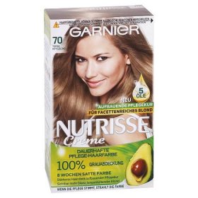 Garnier Nutrisse krémová permanentní barva na vlasy 70 Středně blond - Karamelová