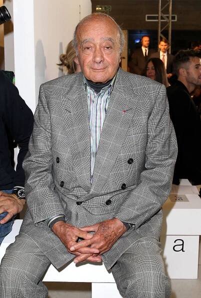 Mohamed at the Issa show during London Fashion Week Spring Summer 2015