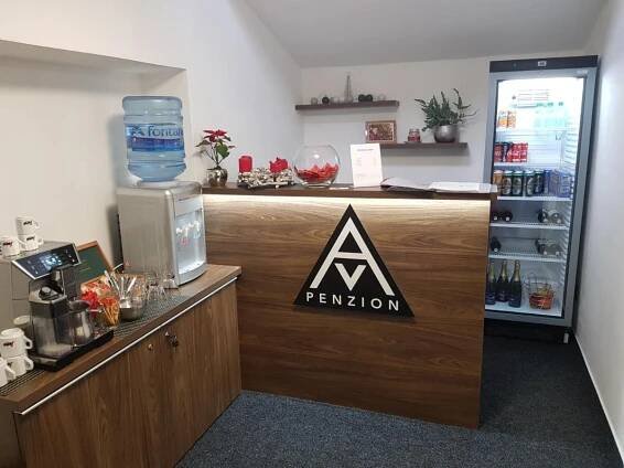 Kitchen o kitchenette sa AV Penzion