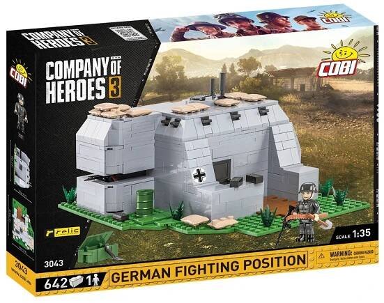 COBI Company Of Heroes 3 3043 Německé velitelské opevnění