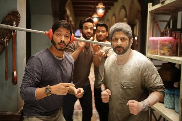 Shreyas Talpade, Arshad Warsi - Golmaal Again - Z natáčení
