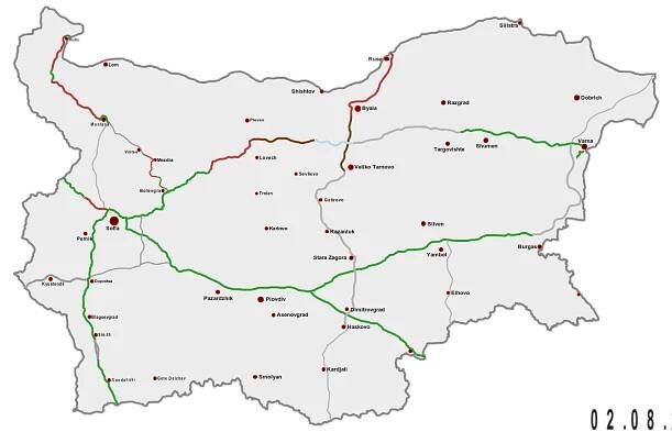 Dálnice v Bulharsku