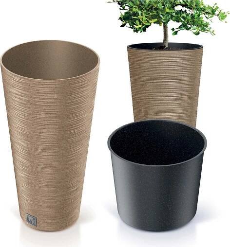 Květináč FUSU ECO přírodní 30 cm