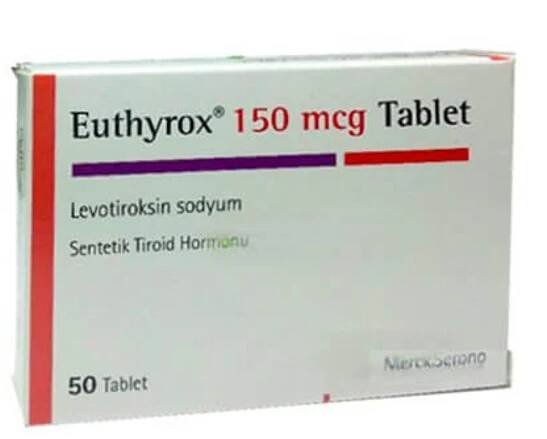 Euthyrox (levotyronxin) - 150 mcg - 50 záložek - Merck