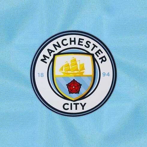 Bunda Manchester City FC, kapuce, modrá