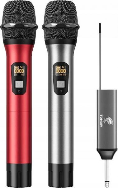 Bezdrátový mikrofon Karaoke mikrofony 2 ks TW630 Tonor