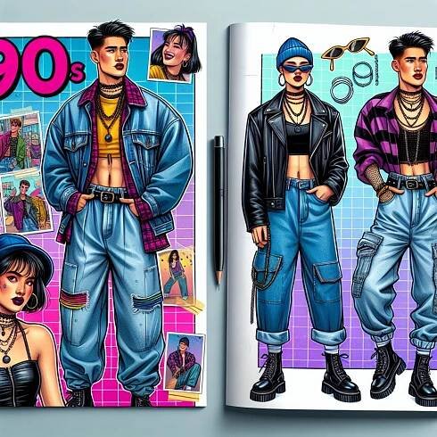 Móda 90. let pro muže: Trendy, které se vrací 2