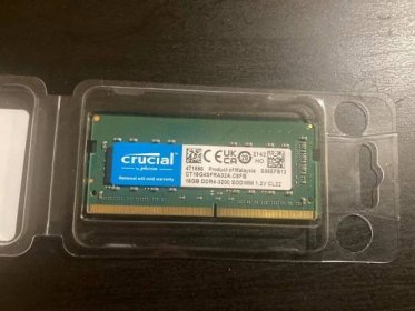 Crucial SO-DIMM 16GB DDR4 3200MHz CL22 RAM CT16G4SFRA32A