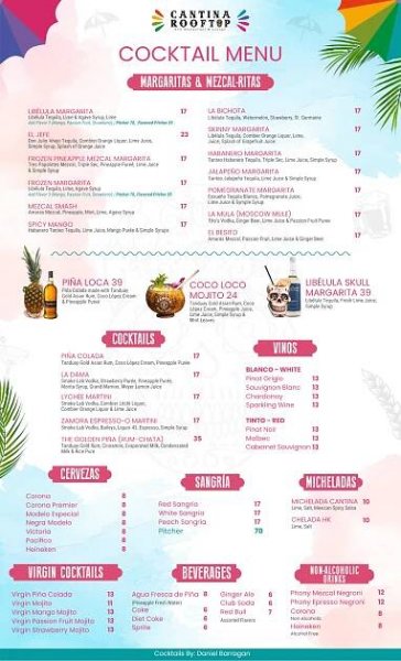 Cocktail Menu