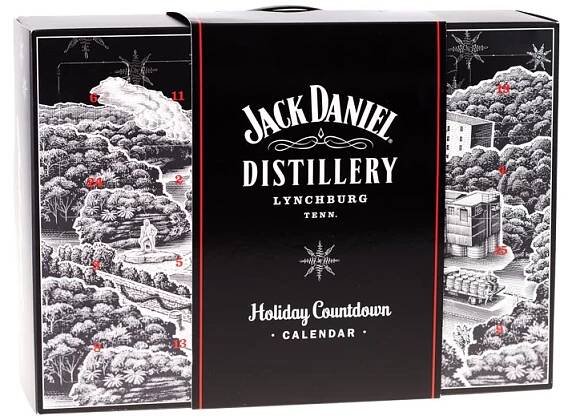 Degustační adventní kalendář Jack Daniel's Whiskey 21x0,05l 40% - 2