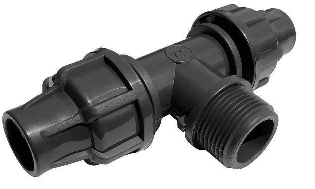 BL 16 - Závitový T-kus 16x3/4" (vnější závit)