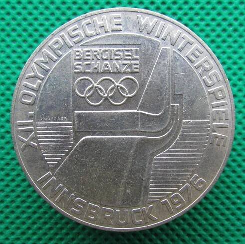 Rakousko 100 šilinků 1976 XII. Olympijské hry v Innsbrucku - Numismatika