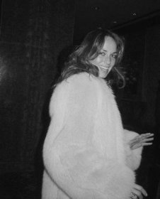 Catherine Bach Wearing A Fur Coat, Circa 1970, New York.