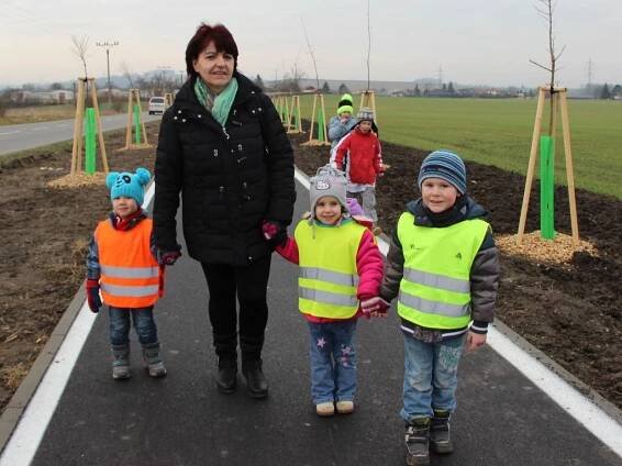 Cyklostezka oficiálně spojila obce Želatovice a Tučín