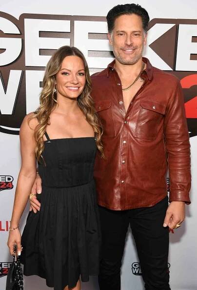 Joe Manganiello and Caitlin O'Connor attend the Netflix Geeked Week Live Presentation at The Eastern on September 19, 2024 in Atlanta