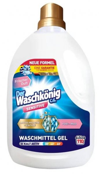 WaschKönig gel 3,305L Sensitive 110 WL New 4260418932782