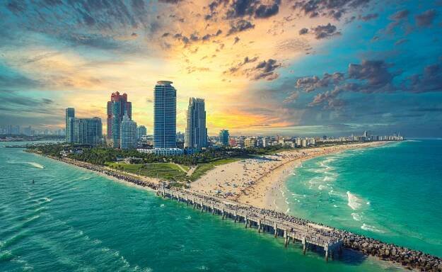 Miami by private Jet - Private jet charter at the best rate - Eurosky