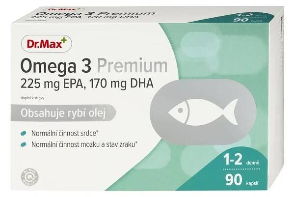 Dr. Max Omega 3 Premium 90 kapslí