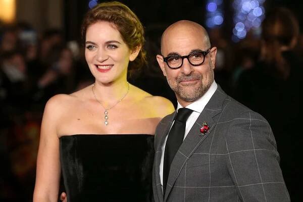 Felicity Blunt and Stanley Tucci