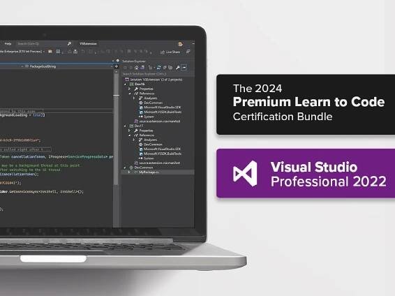 Get a coding bundle with 15 courses and Microsoft Visual Studio for $56