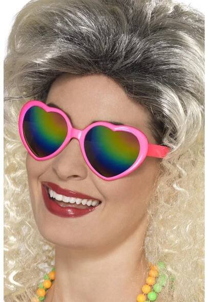 Brýle ve tvaru srdce, růžové | 4lol.cz