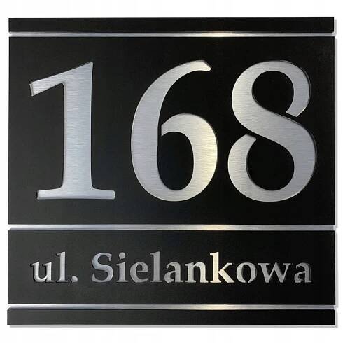 Štítek adresní štítek s číslem domu na dům
