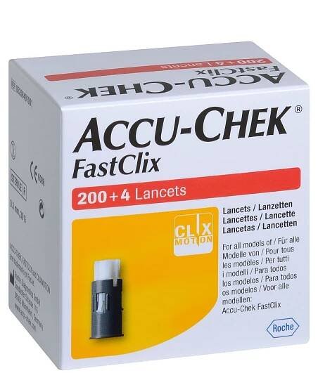 Accu-Chek Fastclix lancets 204ks