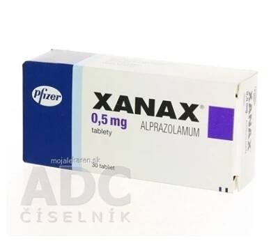 Příbalový leták - XANAX 0.5 MG 30X0.5MG Tablety - Lékárna.cz