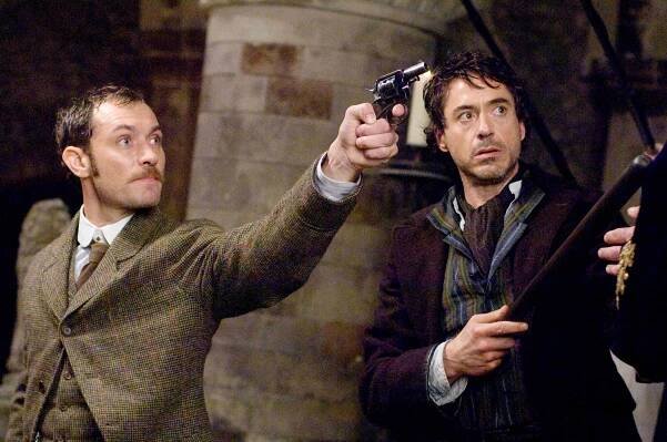 Sherlock Holmes - Z filmu - Jude Law, Robert Downey Jr.