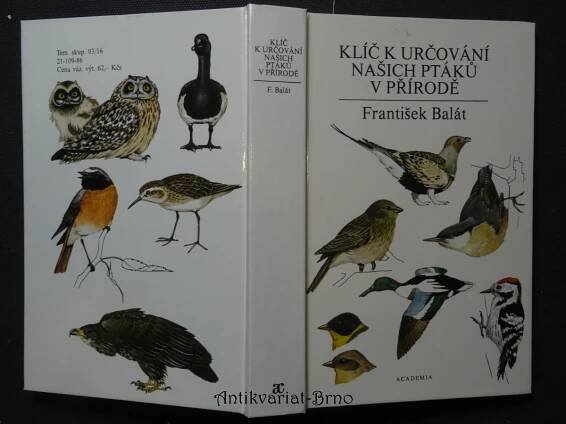 Klíč k určování našich ptáků v přírodě, 1986