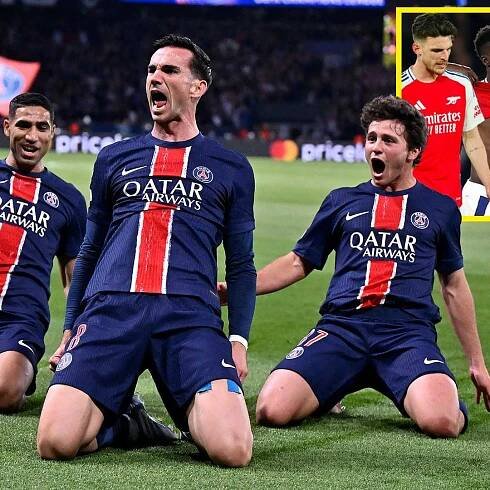 Arsenal suffer Champions League heartache as Paris Saint-Germain's Ballon d'Or contender breaks impressive record