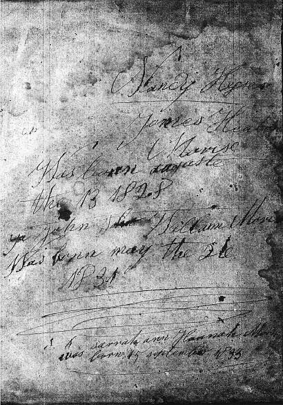 Thomas Morris Family Bible | Bob’s Genealogy Filing Cabinet